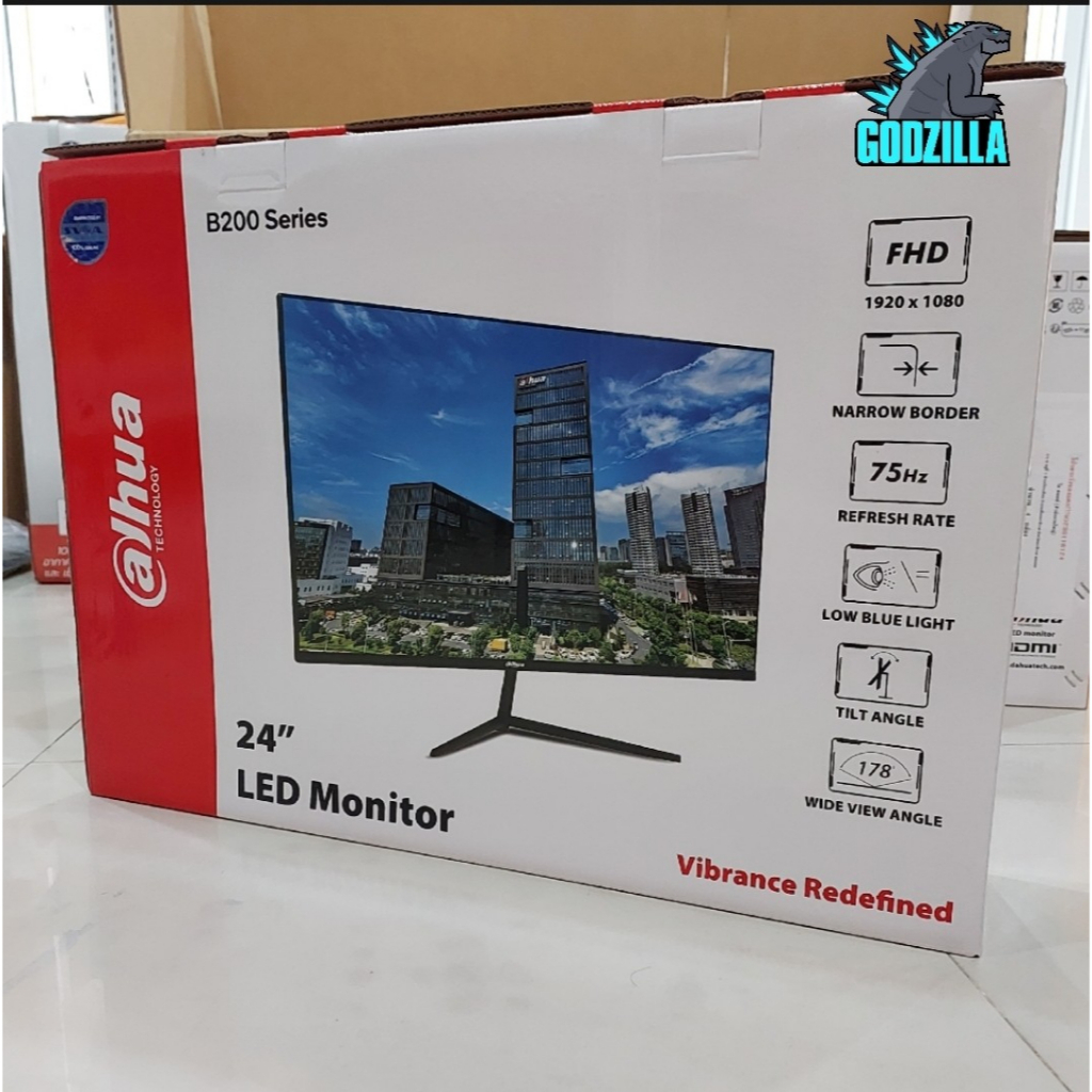 Monitor DAHUA  21.45" - 23.8"  รุ่น LM22-B200 ,LM24-B200 (จอมอนิเตอร์)  IPS  75Hz ( HDMI , VGA, AUDI