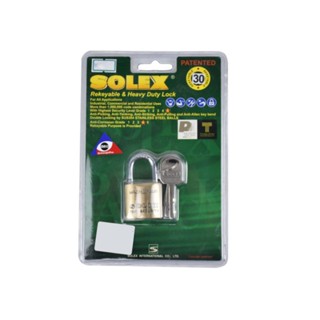 SOLEX กุญแจคล้อง MACH II 30 MM PLUS