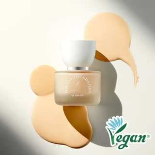 THE FACE SHOP FMGT THE INK FOUNDATION ULTRA FIT SPF20 PA++ (รองพื้น ผิวเรียบเนียน ปกปิด vegan)