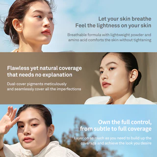 hince Second Skin Foundation (4 shades) | hince Official Store l ฟาวเดชั่น รองพื้น เครื่องสำอาง ปกปิดได้ดีเรียบเนียน
