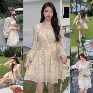 ชื่อสินค้า : TH2210 Mariya dress เดรสสไตสืเกาหลี