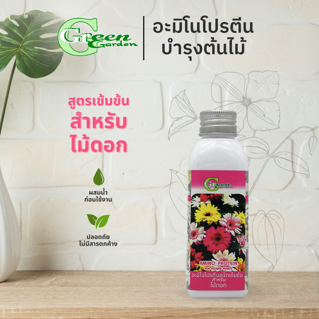 อะมิโนโปรตีน สำหรับไม้ใบ บำรุงพืช Foggy300ml (Amino Protein For Ornamental Plants) Green Garden