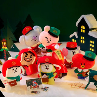 SEOULR | BT21 HOLIDAY STANDING DOLL ตุ๊กตา (สินค้าลิขสิทธิ์แท้)