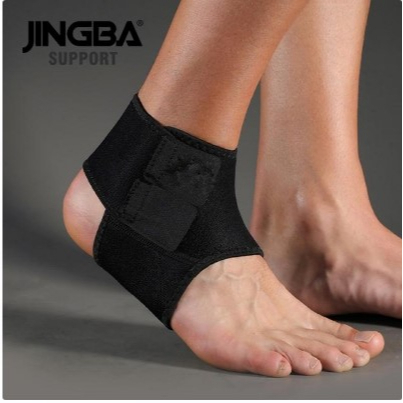 Ankle support jingba ผ้าพันข้อเท้า แก้ปวดเมื่อยอักเสบบริเวณข้อเท้า ราคา ถูกที่สุด ดีลบีเคเค แกลเลอรีภาพที่ 2