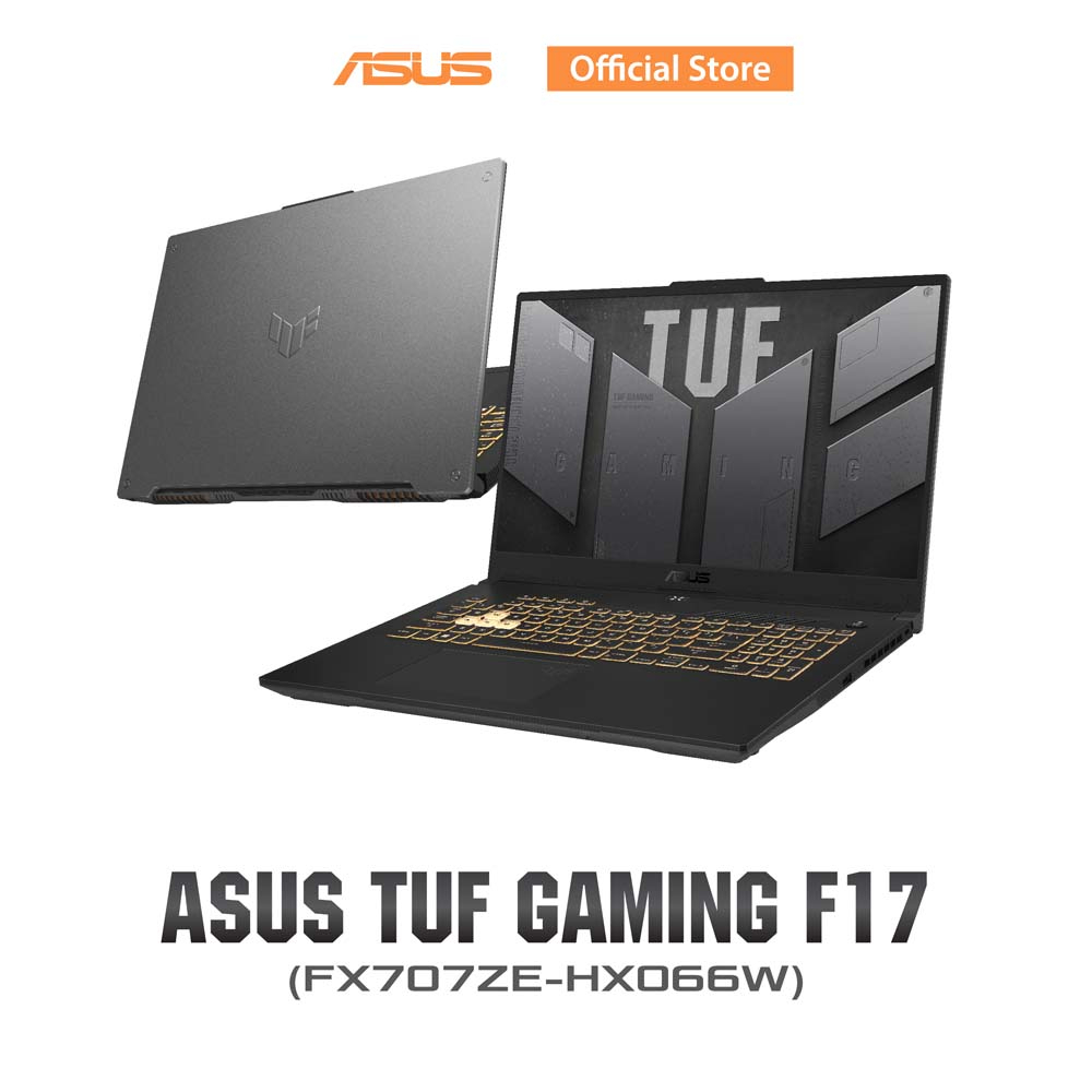 ASUS TUF Gaming F17 Gaming Laptop, 17.3” 144Hz FHD IPS-Type Display, Intel Core i7-12700H Processor, GeForce RTX 3050 Ti, 16GB DDR5 RAM, 512GB PCIe SSD, FX707ZE-HX066W