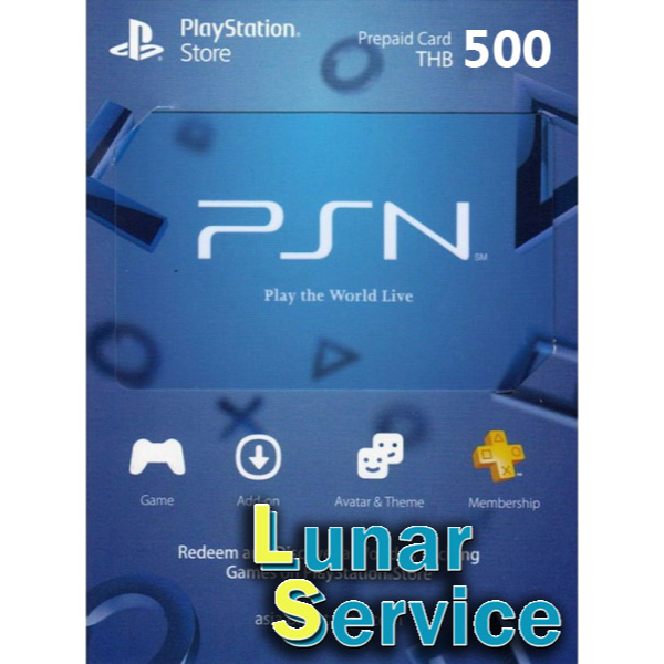 PSN Thai 500บาท สำหรับ PSN TH Account ( ถ้าขึ้นค่าส่งแชทก่อนครับ)