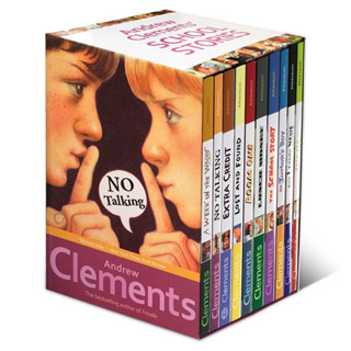 💕พร้อมส่ง!!📌 Andrew Clements School Stories 10 เล่ม books English chapter book for children หนังสือ