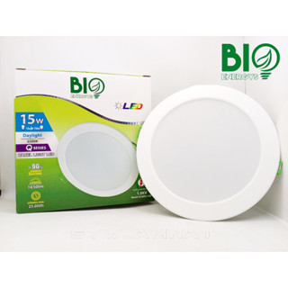 Bioenergys โคมไฟพาเนล LED 15วัตต์ 6นิ้ว