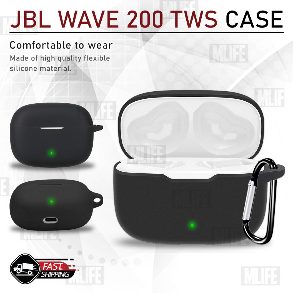 MLIFE - เคส JBL Wave 200 TWS เคสหูฟัง เคสกันรอย สำหรับ หูฟังไร้สาย หูฟังบลูทูธ - Earphone Case Cover