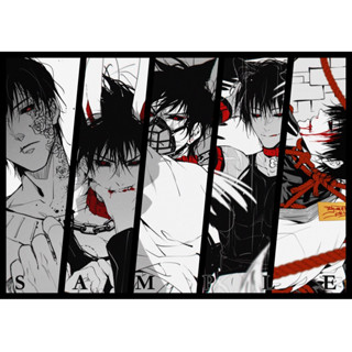 โปสการ์ดป๊าโทจิเซ็ท 5 ใบ jujutsu kaisen