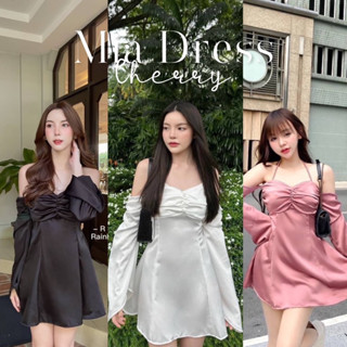 Mia Dress เดรสซาตินคุณหนู ผ้าเนื้อดี หรูหรา