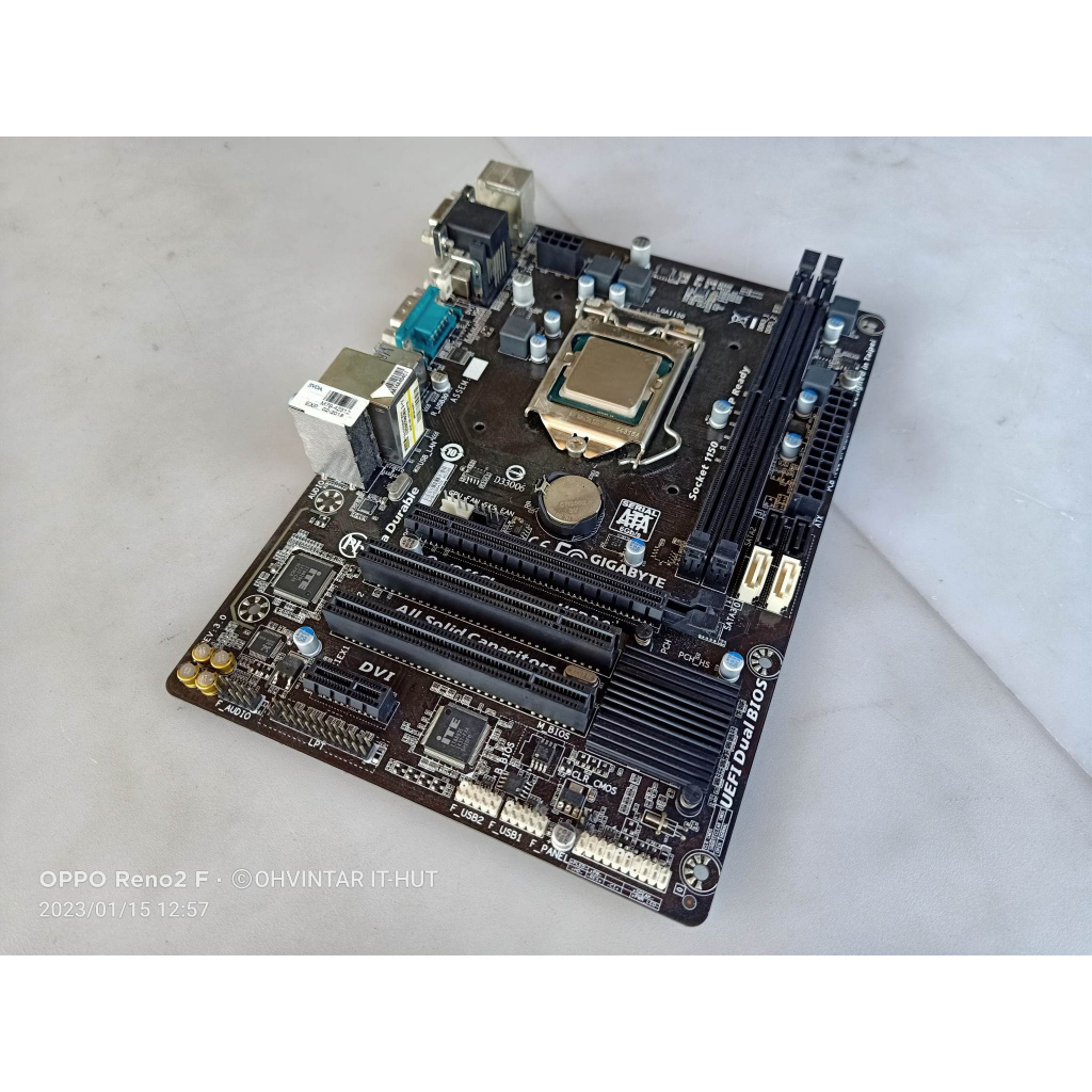 CPU Intel Pentium G3250 + MAINBOARD GIGABYTE GA-H81M-S2PV (1150 Set)