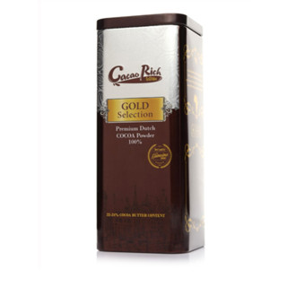 Cacao Rich Gold Selection Premium Dutch Cocoa Powder 400g.โกโก้ริชโกโก้ชนิดผง อาหาร  เครื่องดื่มช็อคโกแลต