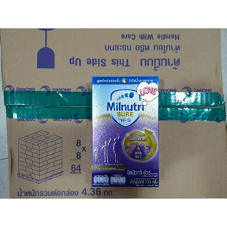 [ราคาส่ง] [โดยตัวแทนจำหน่าย] นมผง MILNUTRI SURE ขนาด 3240g. (135g. x 24 กล่อง) (ยกลัง)