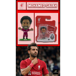 โมเดลนักฟุตบอล SoccerStarz ลิขสิทธิ์แท้จากสโมสรลิเวอร์พูล Liverpool - Mohamed Salah (2023 version)