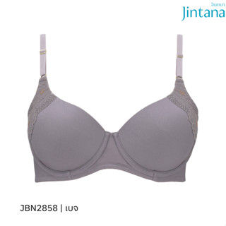 Jintana เสื้อชั้นใน (เสริมโครง) รุ่น Inspire รหัส JBN2858 สีเบจ