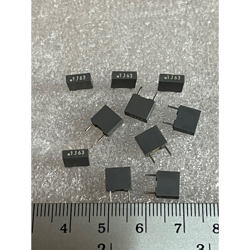 CAPACITOR  0.1UF 63V ขาห่าง5mm. (10ชิ้น) C104  C0.1UF 63V  C104J63V C0.1UF 63V คาปาซิเตอร์ ของดีค่าเ