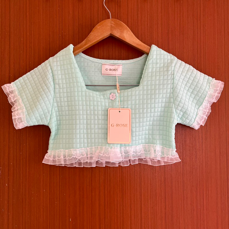 เสื้อครอป G-ROSE มือ1