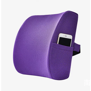 Sale🔥เบาะรองหลัง เบาะพิงหลัง ที่รองหลัง Memory Foam รุ่นผ้าตาข่าย/กำมะหยี่/สเปนเด็กซ์
