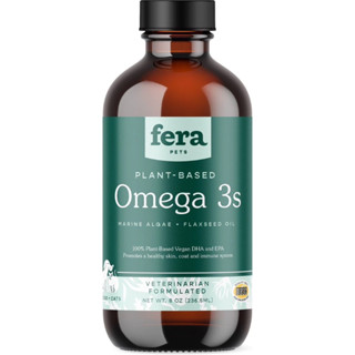 อาหารเสริมสุนัข Fera Plant-Based Omega 3s Marine Algae + Flaxseed Oil ขนาด 236.5 ml