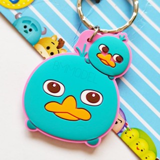 พวงกุญแจแพร์รี่เจ้าตุ่นปากเป็ด Disney Tsum Tsum - Perry - Rubber Keychain Mascot