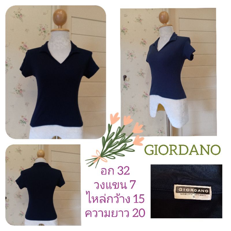 247GIORDANOเสื้อยืดแขนสั้น