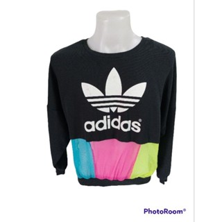 เสื้อสเวตเตอร์คอกลมแบรนด์ ADIDAS RITAORA Size OT(Womens) มือ2