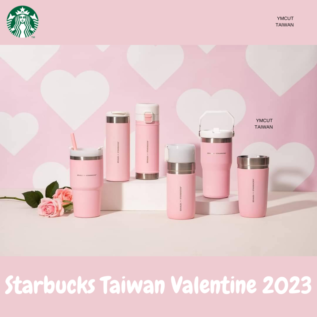 🔥New🔥Starbucks Taiwan valentine stanley 2023 แก้วสตาร์บัคส์ไต้หวัน ชนิดเก็บความเย็น และเก็บความร้อน