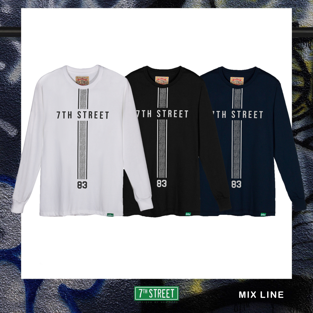 7th Street - เสื้อแขนยาว รุ่น Mix Line