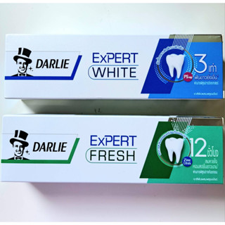 Darlie Expert White &amp; Expert Fresh 120 กรัม (ยาสีฟันฟันขาว, ดูแลช่องปาก)