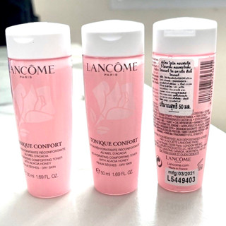 แท้💯%ล็อตใหม่‼️ฉลากไทย Lancome Toinque Confort Re-Hydrating Comforting Toner Dry Skin 50ml.