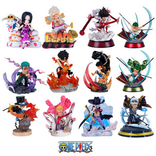 โมเดล One Piece ลูฟี่ โซโล ซันจิ เอส โมเดลวันพีช สุง 9-13 CM ( สินค้าพร้อมส่ง )