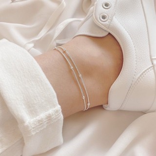 สร้อยข้อเท้ามินิมอลสองเลเยอร์ • Minimal Anklet