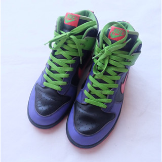 Nike Dunk High "Bling Pack" Size 41EU สีดำ/เขียวนีออน มือสอง ของแท้