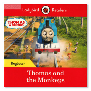 DKTODAY หนังสือ LADYBIRD READERS BEGINNER:THOMAS &amp; THE MONKEYS WITH CODE