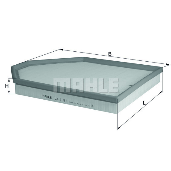 กรองอากาศ BMW SERIES 5 F07 528i 2009- X3 F25 2010- X4 F26 2013- G02 F98 xDrive 20i 2018- N20 N52 B48