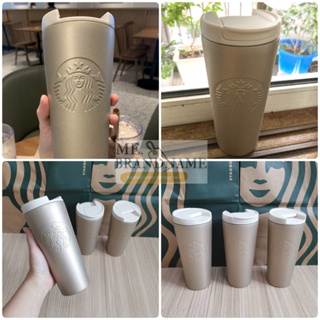 ของแท้ Starbucks Neutral Value Tumbler แก้วสตาบัคส์สีทอง 💛💛 ป้ายแท็กเกาหลี 🇰🇷