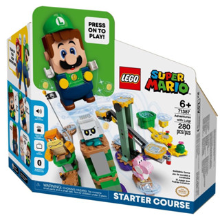 (พร้อมส่ง รับส่วนลด 10-20%) LEGO 71387 Super Mario Adventures with Luigi Starter Course