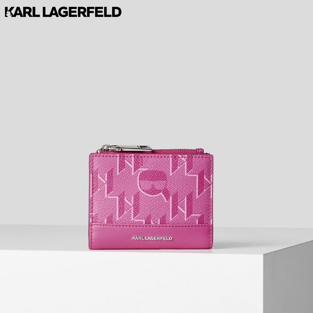KARL LAGERFELD - K/IKONIK 2.0 MONO CC BIFOLD CARD HOLDER 230W3226 กระเป๋าใส่นามบัตร