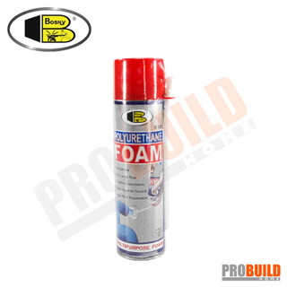 Polyurethane Foam BOSNY Size 500 ml. สเปรย์โพลียูรีเทนโฟม  สเปรย์โฟมสารพัดประโยชน์