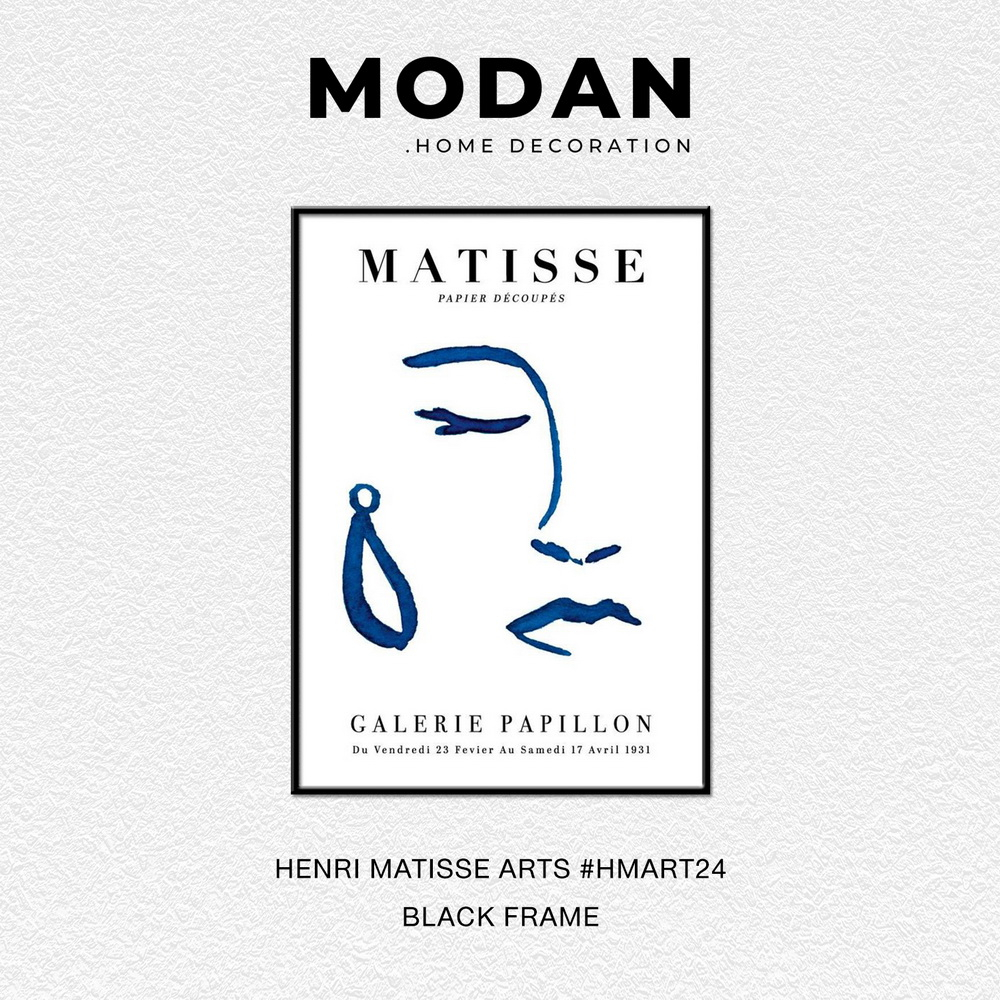 ⚡ พร้อมจำหน่าย ⚡ MODAN ภาพตกแต่งบ้านสไตล์โมเดิร์น HENRI MATISSE ART รหัส HMART24