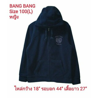 BANG BANG✌เสื้อแจ็คเก็ตกันหนาวมีฮู้ดมือสองสำหรับผู้หญิง