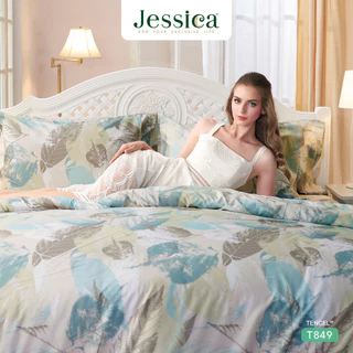 Jessica Tencel T849 ชุดเครื่องนอน ผ้าปูที่นอน ผ้าห่มนวม เจสสิก้า พิมพ์ลวดลายโดดเด่น ให้สัมผัสที่นุ่มลื่นดุจแพรไหม