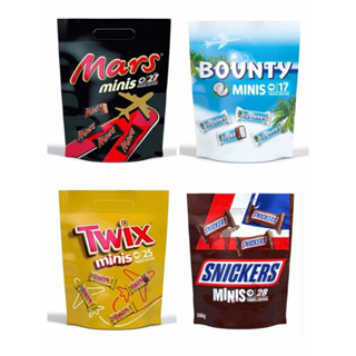 รวมช็อกโกเเลตเเบรนด์ดังยอดฮิต Mars/Bounty/Twix/Snickers   exp. 08/10/23