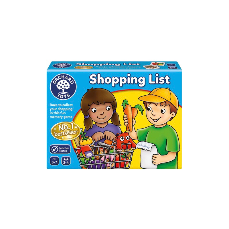 🛒🛒🛒ORCHARD TOYS Shopping List บอร์ดเกมส์เด็ก เสริมทักษะความจำ🍋🍏🍓📍ของเล่นนำเข้าจากอังกฤษ🇬🇧🇬🇧🇬🇧ของแท้💯