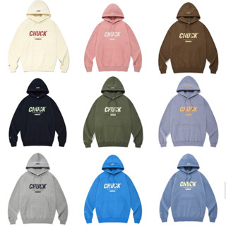 (พร้อมส่ง) แท้🇰🇷💯 เสื้อฮู้ดดี้ Chuck Signature Logo Hoodie