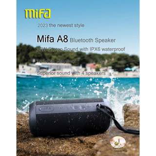 2023 the newest style Mifa A8 Bluetooth Speaker 30W Stereo Sound with IPX6 waterproof 12 hours playtime superior sound