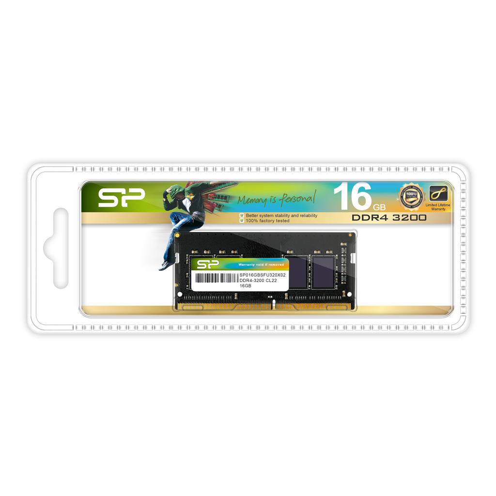 Silicon Power DDR4 RAM Notebook SODIMM แรมสำหรับโน๊ตบุ๊ค  8GB/16GB 2133/2400/2666/3200Mhz - รับประกันตลอดอายุการใช้งาน