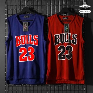 เสื้อกล้ามกีฬา กล้ามบาส สกรีนลาย bulls23