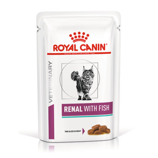 อาหารโรคไตแมวซอง Royal Canin Cat Renal with fish pouch 85g 1 ซอง